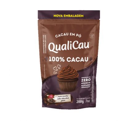 CACAO POLVO 100% QUALICAU 200gr