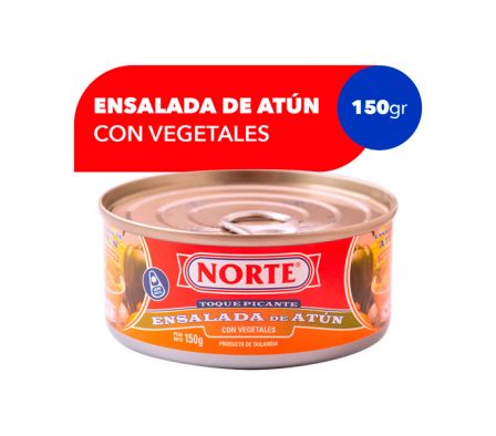 ENSALADA DE ATUN C/VEGETAL NORTE 150gr