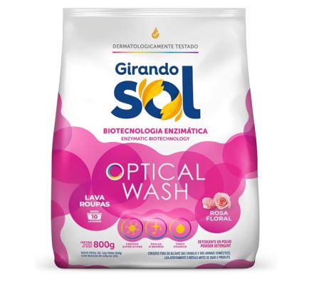 JABON .POLVO ROSA GIR.SOL SACHET 800g