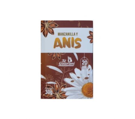 TE GUARANI MANZANILLA/ANIS 20saq.