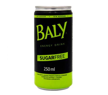 ENERGIZANTE BALY S/ AZUCAR 250ml LATA