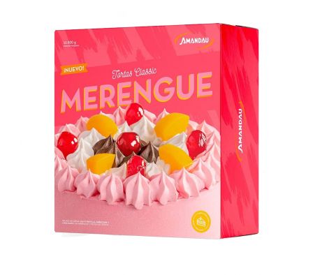 TORTA MERENGUE AMANDAU 800 GR