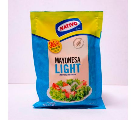 MAYONESA LIGTH NATIVO 118gr SACHET