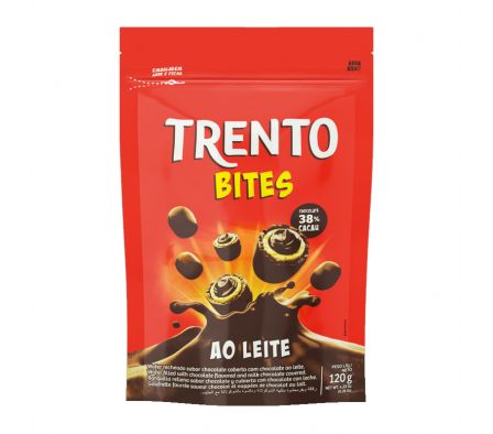 CHOCOLATE PECCIN TRENTO 120GR BITES POUCH CHOC.