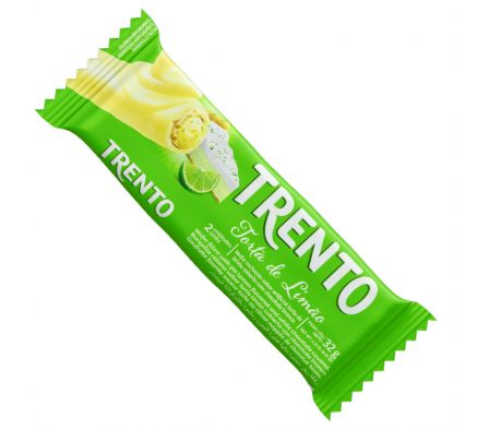 CHOCOLATE TRENTO RELLENO 32G LIMON C/16UN