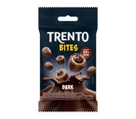 CHOCOLATE TRENTO MINI BITES 40G DARK C/12UN