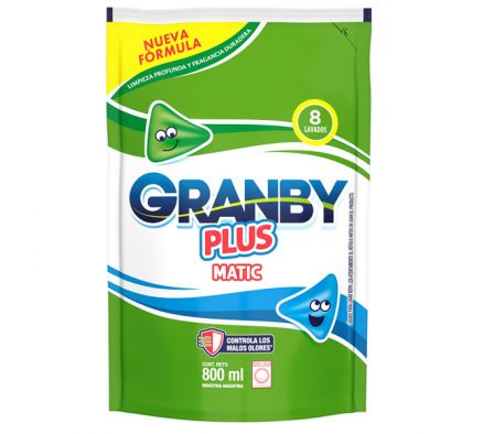 JABON LIQ.GRANBY PLUS 800ml.DOY PACK