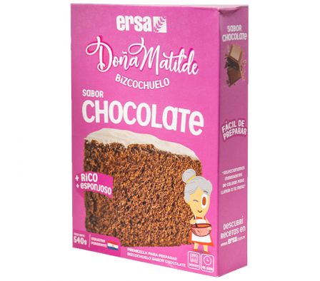 BIZCOCHUELO ERSA CHOCOLATE 540gr