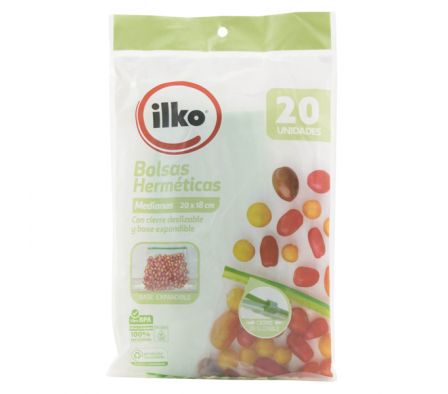 BOLSA HERMETICA ILKO MED 20un x18cm