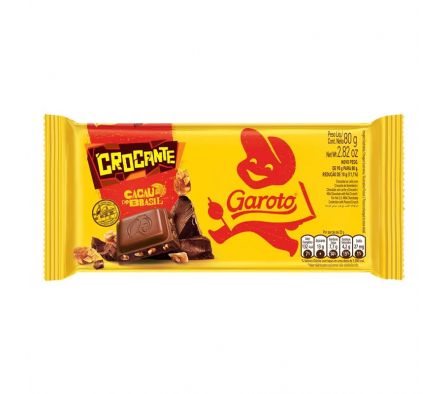 TABLETA GAROTO CROCANTE 80GR