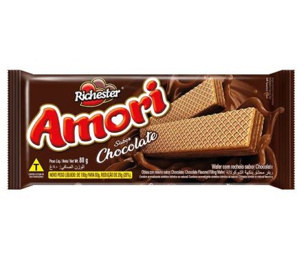 WAFER AMORI CHOCOLATE 80gr