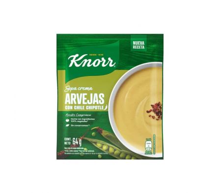 SOPA KNORR CR ARVEJA C/CHILE 64G