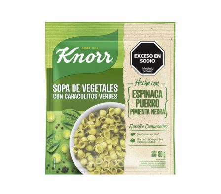 SOPA VEG.KNORR C/PASTA VERDE 80G
