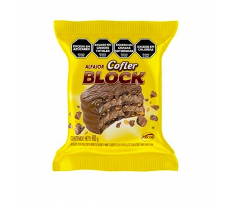 ALFAJOR COFLER BLOCK ARCOR 60g