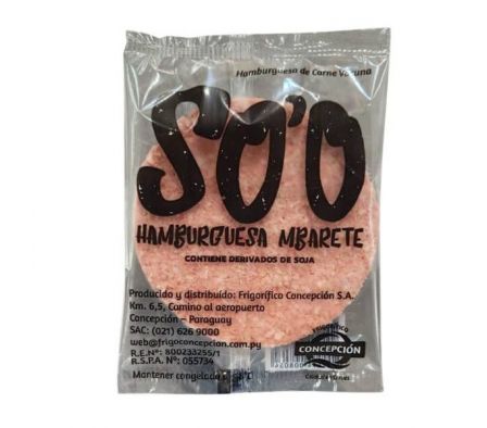 HAMBURGUESA SOO INDIVIDUAL X 60 GR