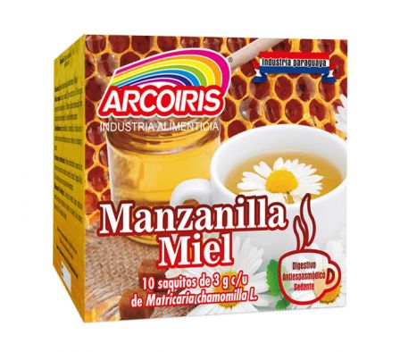 TE ARCOIRIS MANZANILLA C/MIEL 10saq.