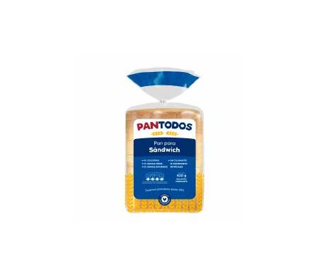 PAN SANDWICH PANTODOS 460  GR