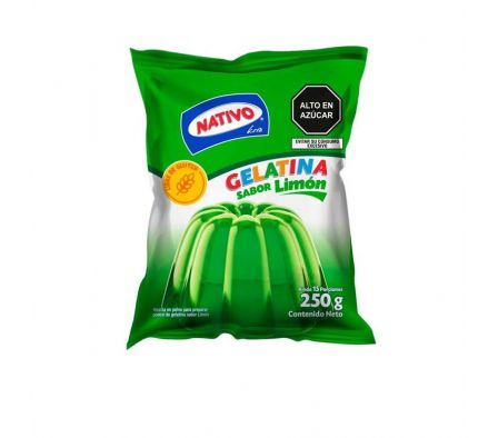 GELATINA DE LIMON NATIVO 250 GR