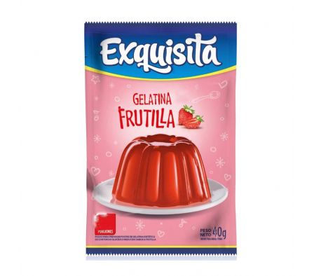 GELATINA EXQUISITA FRUTILLA 15X40gr