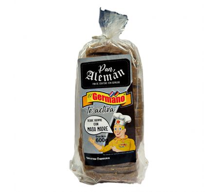 PAN ALEMAN CENTENO EL GERMANO 600 GR