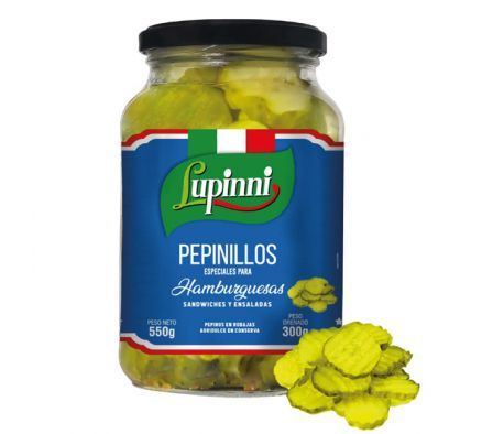 PEPINILLO LUPINNI RODAJAS PREMIUN 300g