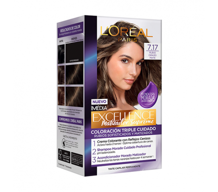 EXCELLENCE NRO 7.17 RUBIO CENIZO MATTE MATI. SUPR.