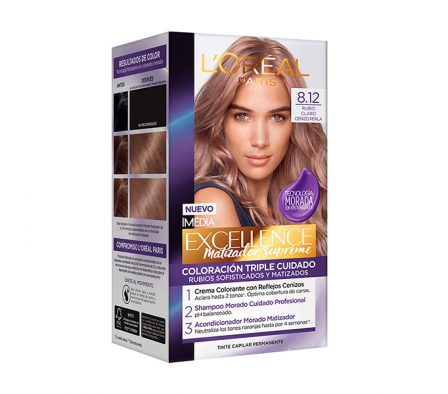 EXCELLENCE NRO 8.12 RUBIO CLARO CENIZO PERLA