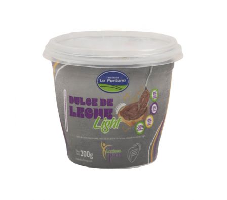 DULCE DE LECHE LIGHT LA FORTUNA 300 GR 