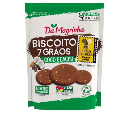 GALLETITA INTEGRAL 7 GRANOS COCO Y CACAO 120GR