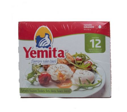 HUEVO YEMITA MEDIANO T.A x12un