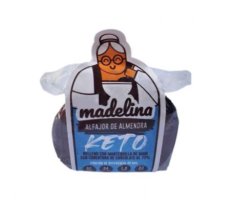 ALFAJOR KETO MANTEQ MANI MADELINA 40 GR