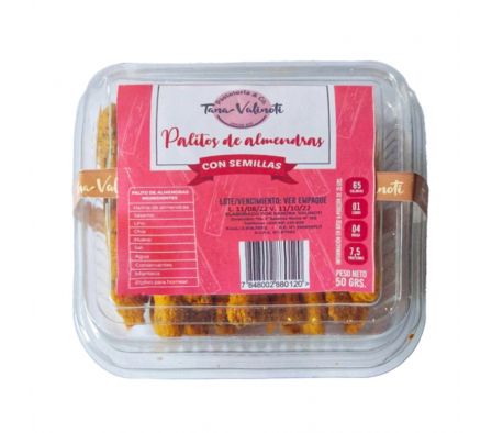 PALITO DE ALMENDRAS CON SEMILLAS MADELINA