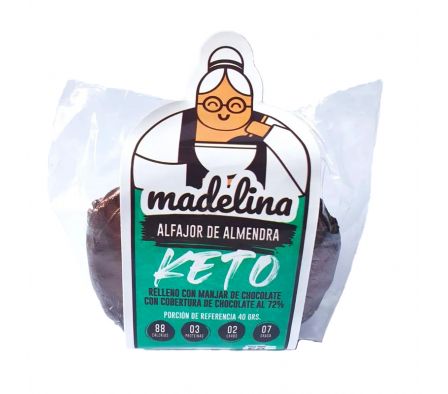 ALFAJOR AVENA C/ CHOCO RELL DDL MADELINA