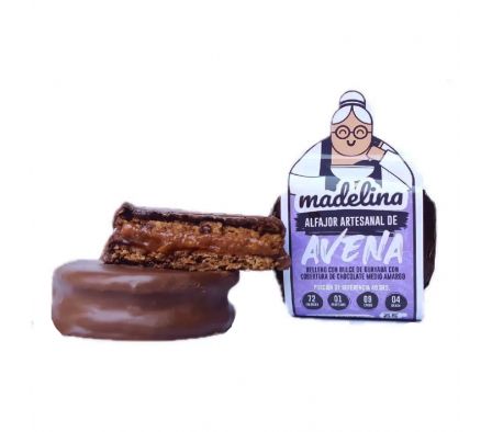 ALFAJOR AVENA C/ CHOCO RELL GUAYABA MADELINA