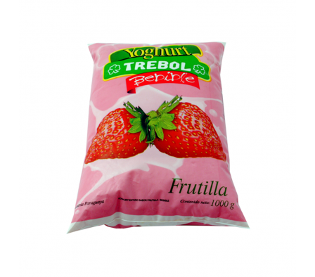 YOGHURT TREBOL SACHET FRUTILLA X 1 LT