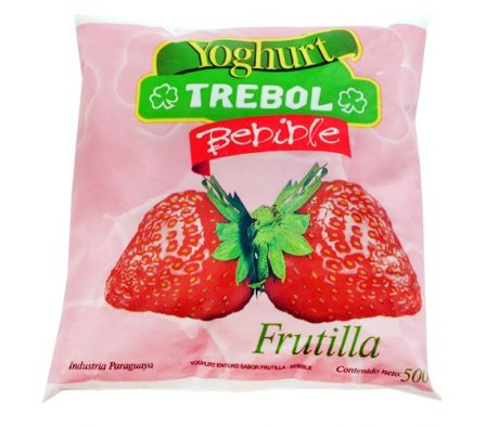 YOGHURT TREBOL SACHET FRUTILLA X 500 ML