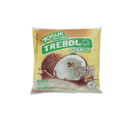 YOGHURT TREBOL COCO SACHET 500 ML
