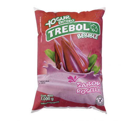 YOGHURT TREBOL SACHET ROSSELLA 1 LT