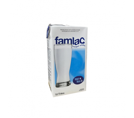 LECHE FAMLAC LARGA VIDA  TETRA 1 LT