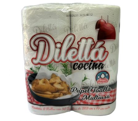 PAPEL TOALLA DILETTA COCINA x2un