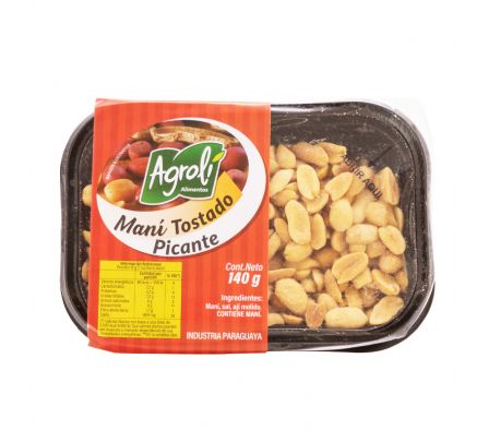MANI TOSTADO PICANTE  140 GR POTE