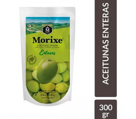 ACEITUNA MORIXE ENTERA 300gr. DOYPACK.