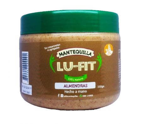 MANTEQUILLA LU.FIT C/ALMENDRAS 310gr