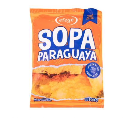 SOPA PARAGUAYA EFEGE 900GR PAQ
