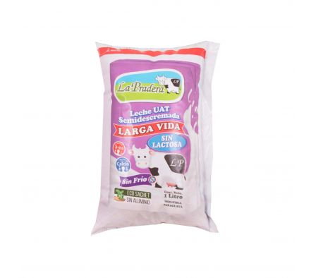 LECHE DESLACTOSADA UAT LA PRADERA SACHET 1L