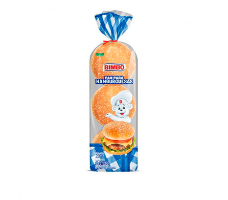 PAN P/ HAMBURGUESA BIMBO 380 GR