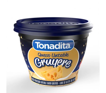 QUESO UNTABLE TONADITA GRUYERE 180 gr 