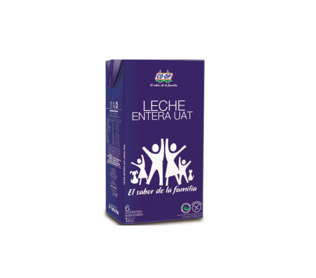 BEBIDA LACTEA CO-OP LARGA VIDA ENTERA 1 LT