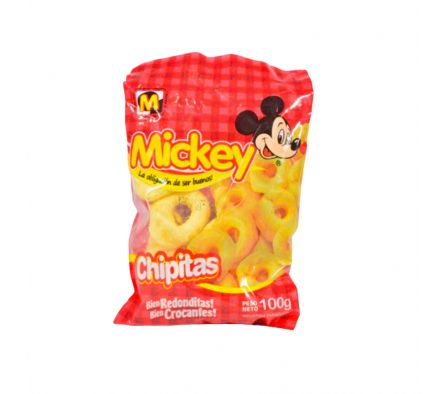 CHIPITAS MICKEY 100GR.