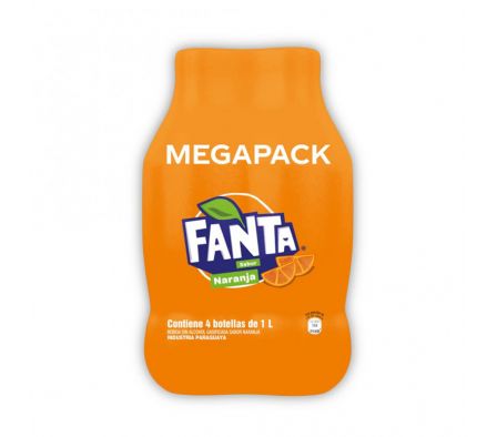 PACK x4 FANTA NARANJA 1Lt. DESC.